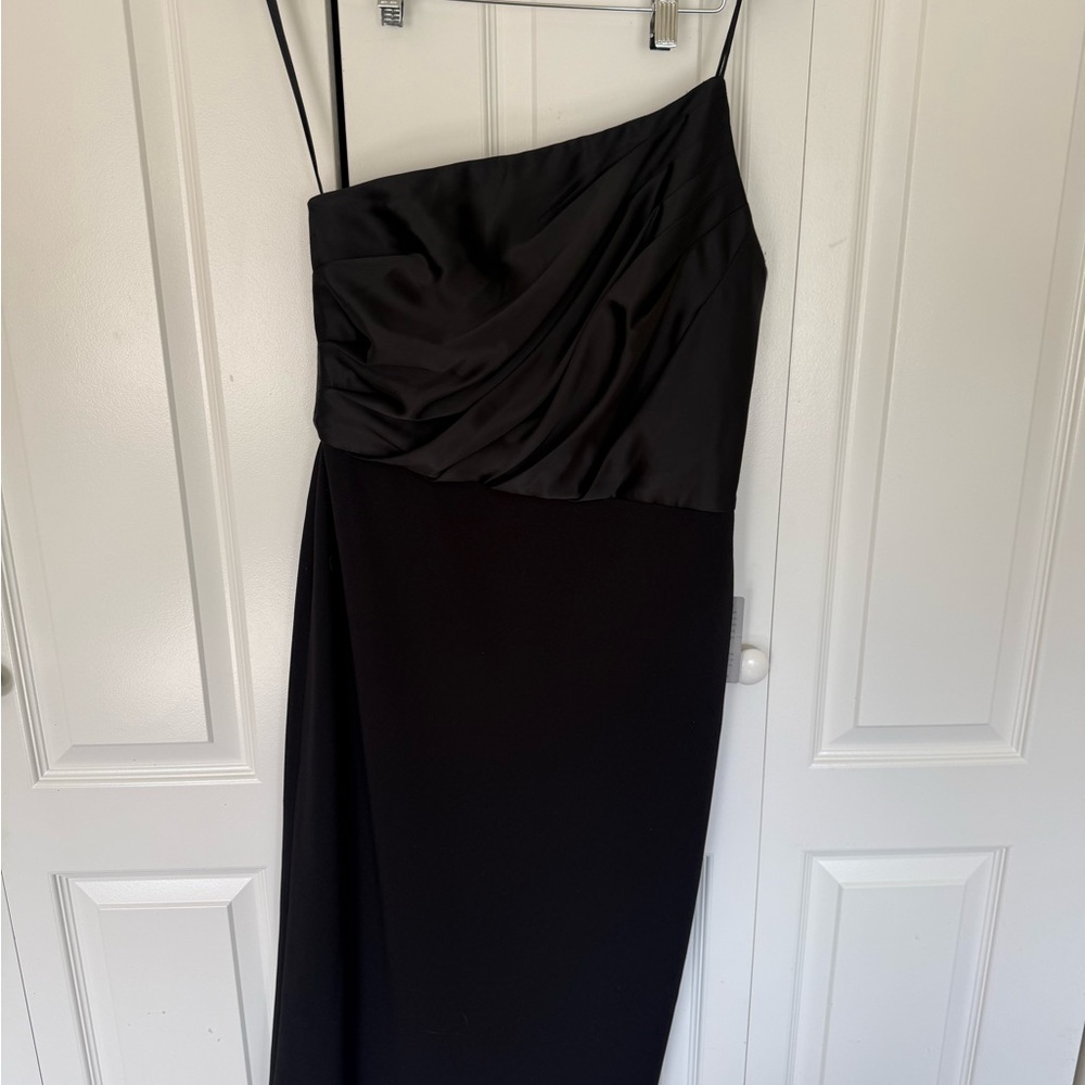 One Should Black Dress w Satin Top by Maggy London, Cocktail Dress